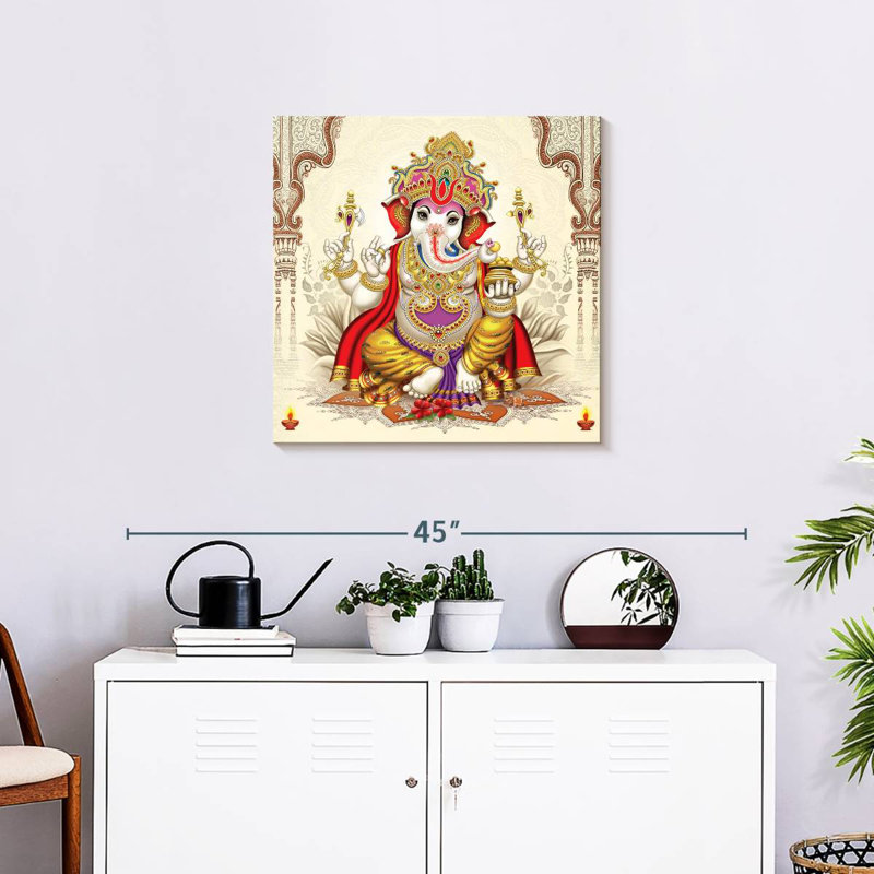 Adella Ganesh Deity, 24" H x 24" W