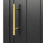 Armoire de salle de bain avec lavabo et porte à fermeture douce et tablette ouverte