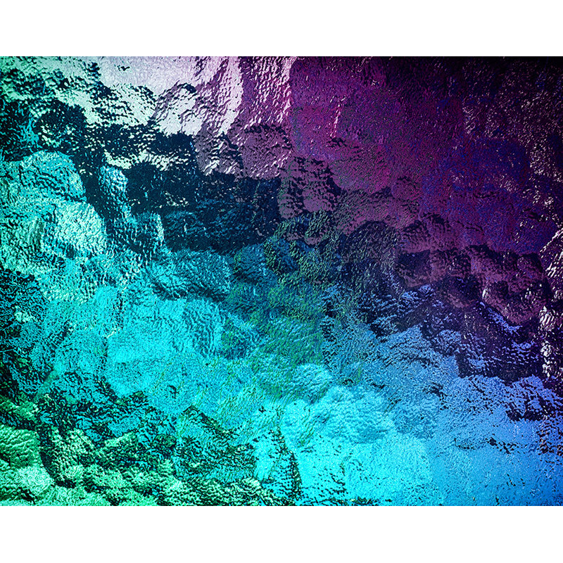 Panneau mural 6 pièces en verre coloré 8 pi x 10 po Rushda