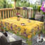 Nappe en polyester de Pâques jaune lavable à la machine-1462885506