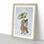 Women in a Storm by Harunobu Suzuki - Picture Frame Painting Print-55612809-55612813