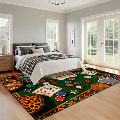 Faux Fur Abstract Rug