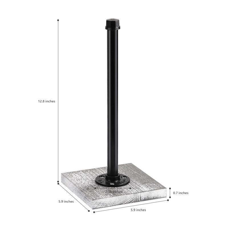 Wood Paper Towel Holder
