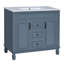 Meuble-lavabo 36 po avec lavabo supérieur-974234507