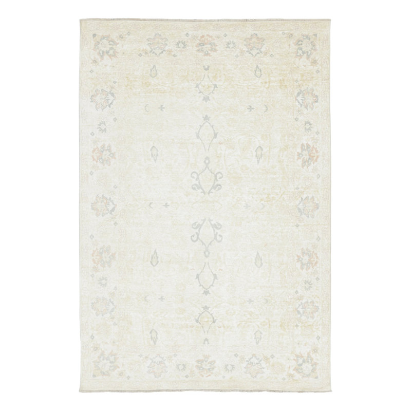Handmade Silk Geometric Area Rug