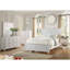 Modern Bedroom Side Shelf With 1 Nightstand In White Finish - Poplar Wood And Bedside Table Open