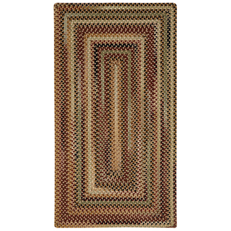 Fort Lupton Wool Indoor Rug, Concentric Rectangle 20" x 30"