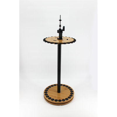 24 Round rotatening Rod Rack W/Hi-Tension Spooler