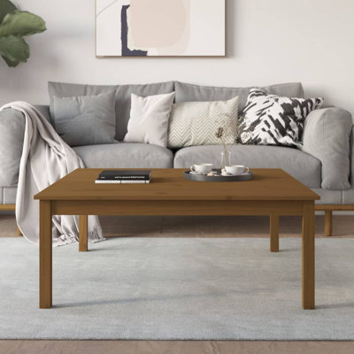 Manti Solid Wood Four Leg Coffee Table
