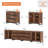 4 In 1 Multifunctional Dresser With Glass Doors And 6 Drawers, Modern Chest Of Drawers With Adjustable Shelf And, Closet Organizers And Storage Cabinet For Bedroom-1922881592