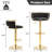 Christal Swivel Upholstered Adjustable Height Counter Stool-90489185-132713060