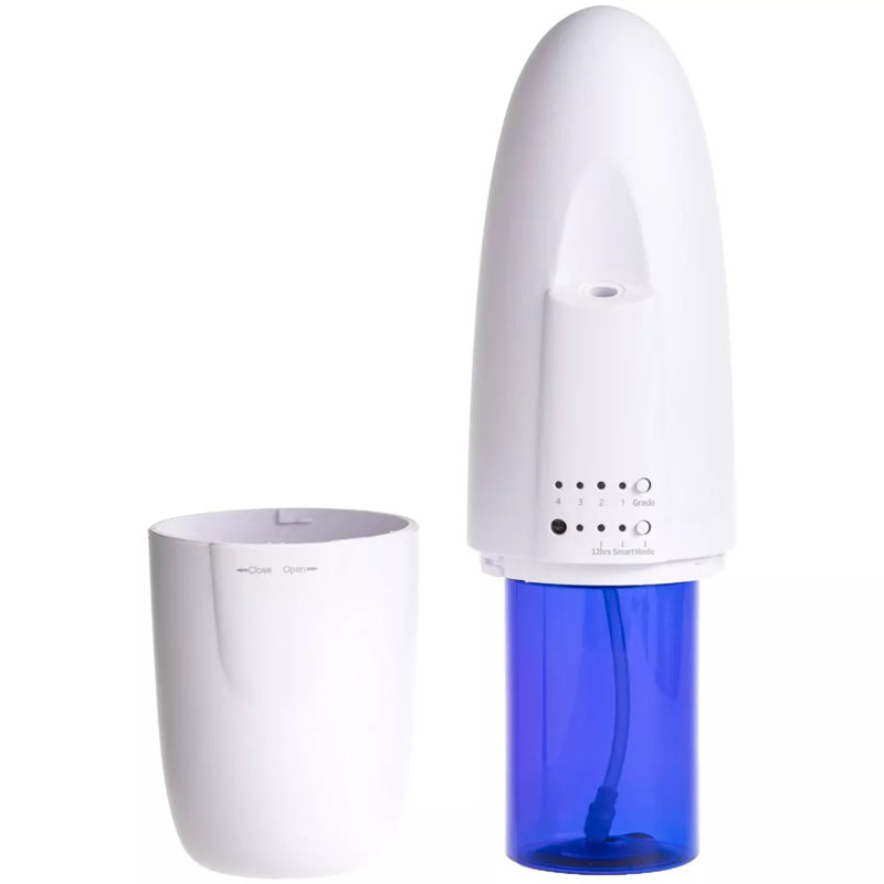 Plugin Waterless Essential Oil Diffuser for Home, Office, Spa - Quiet Aroma Diffuser, Bluetooth App Control, Covers Up to 500 Sq. FT