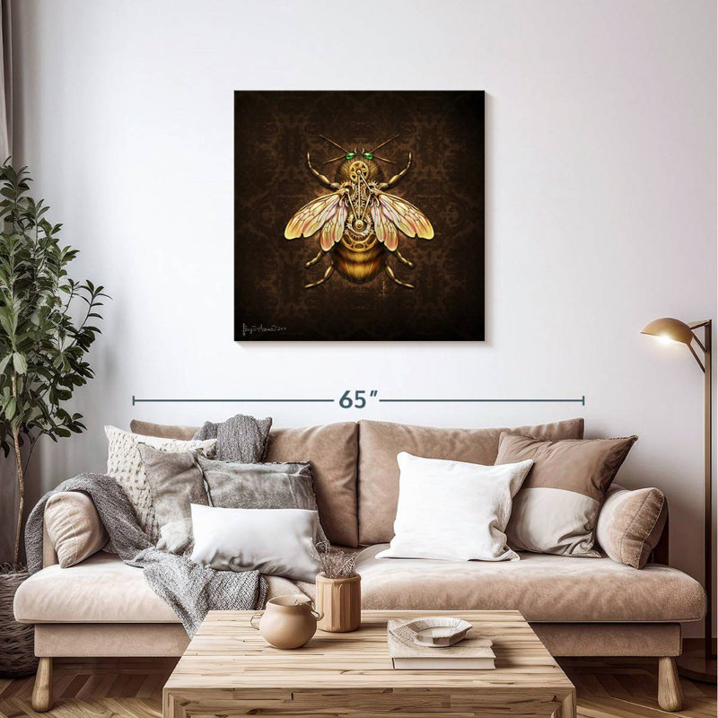 Brampt Steampunk Bee, 36" H x 36" W