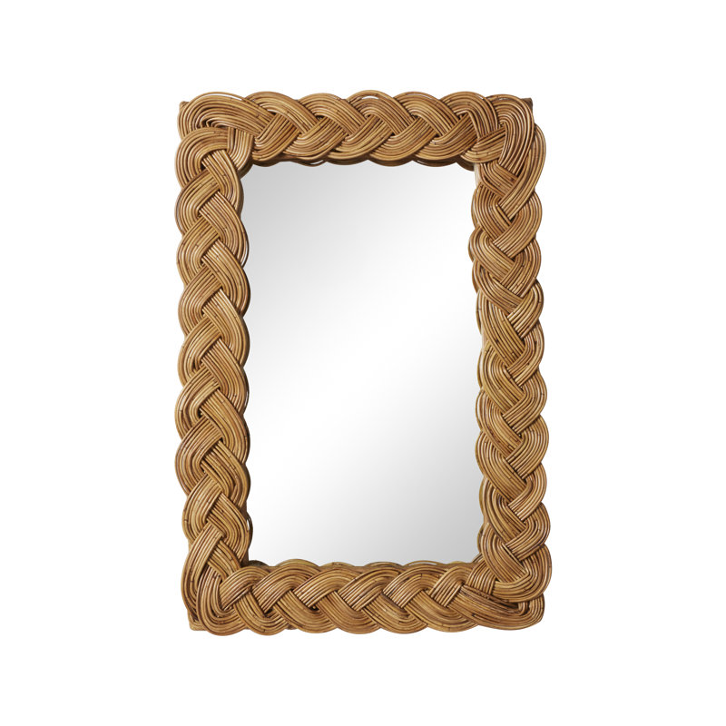 Castello Rectangle Rattan Mirror
