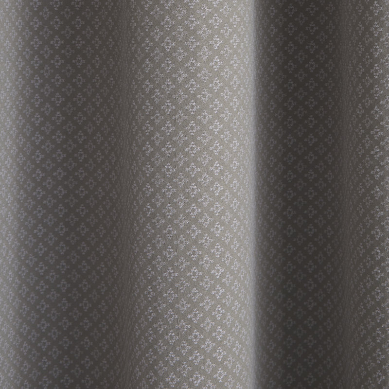 Alejondro Cotton Blend Room Darkening Sliding Panel, 229cm W x 229cm L, Grey
