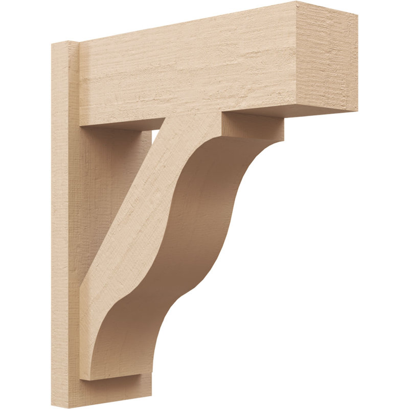 Bois de cèdre brut Funston Block TimberThane Perspector, brun clair apprêté, H 26 po x l 8 po x P 22 po