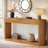 Fluted Console Table with Storage Sophisticated Display Design