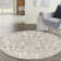 Cristiaan Damask Machine Woven Polypropylene Area Rug in Beige