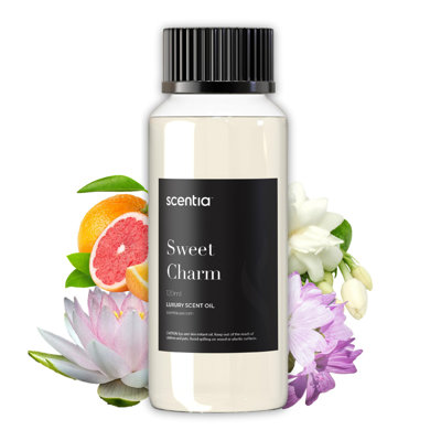 Sweet Charm Diffuser Oil | Romantic Essential Aromatherapy Oil For Love And Date Night | Valentine Collection Oil With Jasmine, Lily & Musk | 120Ml |
