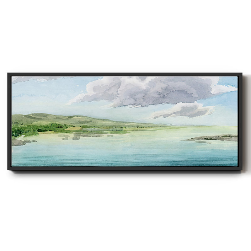 Clear Lagoon II- Framed Canvas