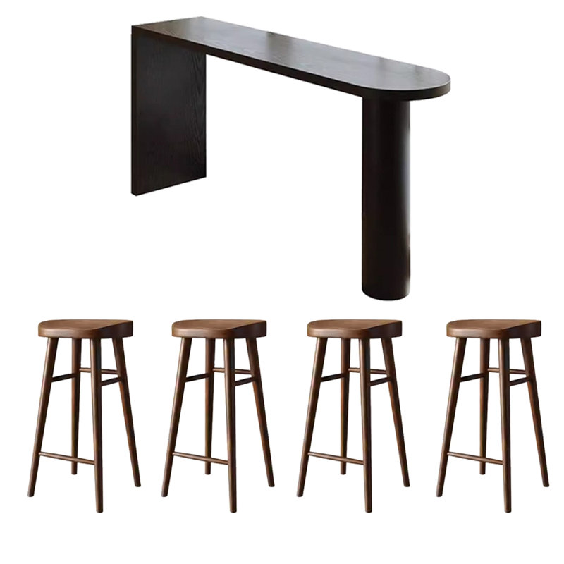 Small high bar table and chair, 41.3"H x 78.7"L x 17.7"W