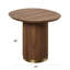 Table de bout en noyer et finition noyer
