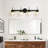 4-light Bathroom Vanity Wall Light - Black
