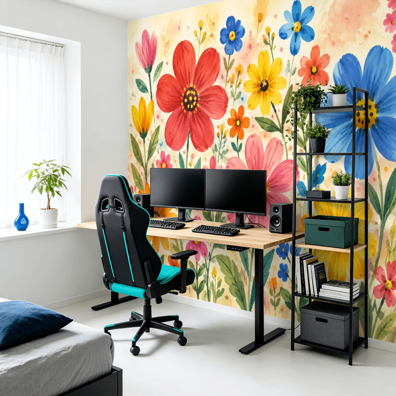 Papier peint adhésif auto-adhésif moderne pour la chambre à coucher Peel and Stick L 69 po x l 96 po