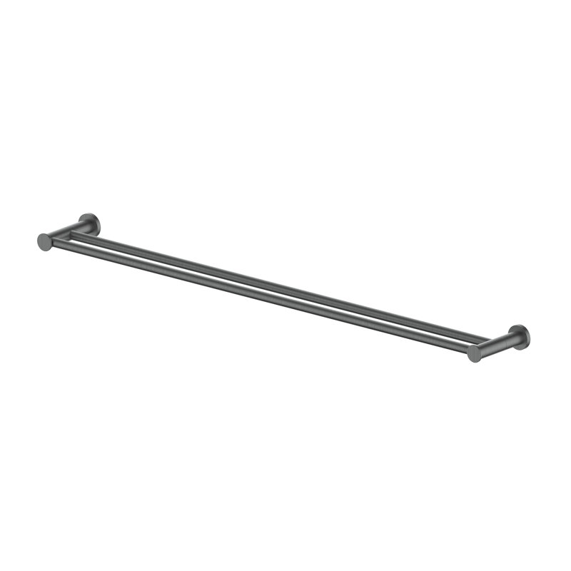 Emerald Bay 25.4" Wall Mounted Towel Bar, Gun Metal