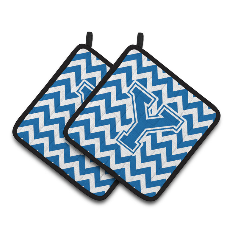 Poignée à chevrons, Y, Bleu / blanc