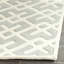 Sanyiah Geometric Handmade Tufted Wool Grey/Ivory Area Rug-19272609
