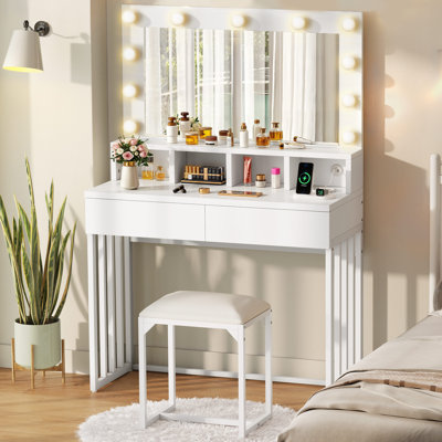 Satnosh Dressing Table with Mirror