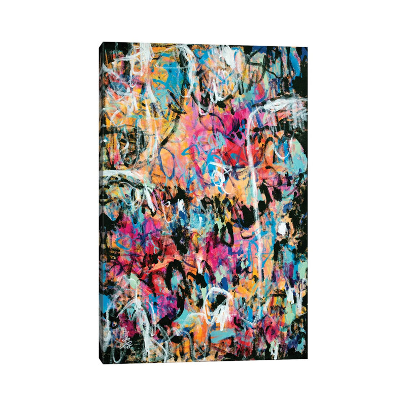 " My Magic Carpet " by Misako Chida Painting Print, 18" H x 12" W x 1.5" D