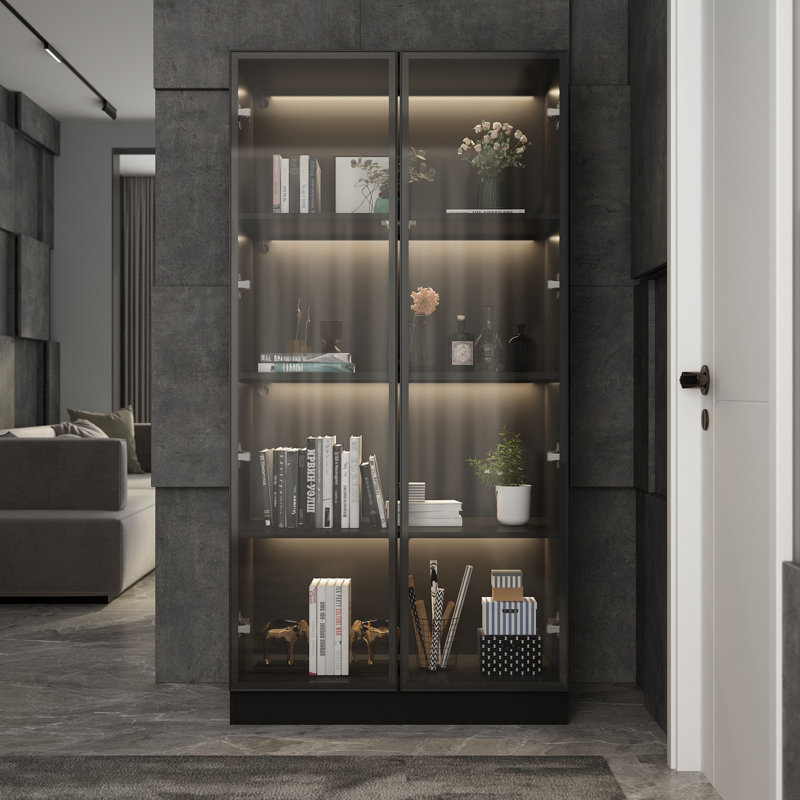 63'' H x 31.5" W Trophy Display Case Curio Cabinet