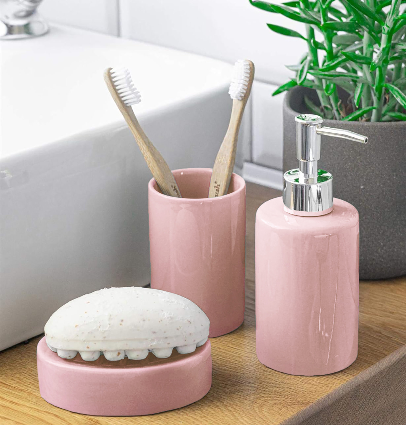 Orren Ellis Dariyelle 3-Piece Bathroom Accessory Set | Wayfair