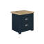 Napanoch 2 Drawer Bedside Table-576238112