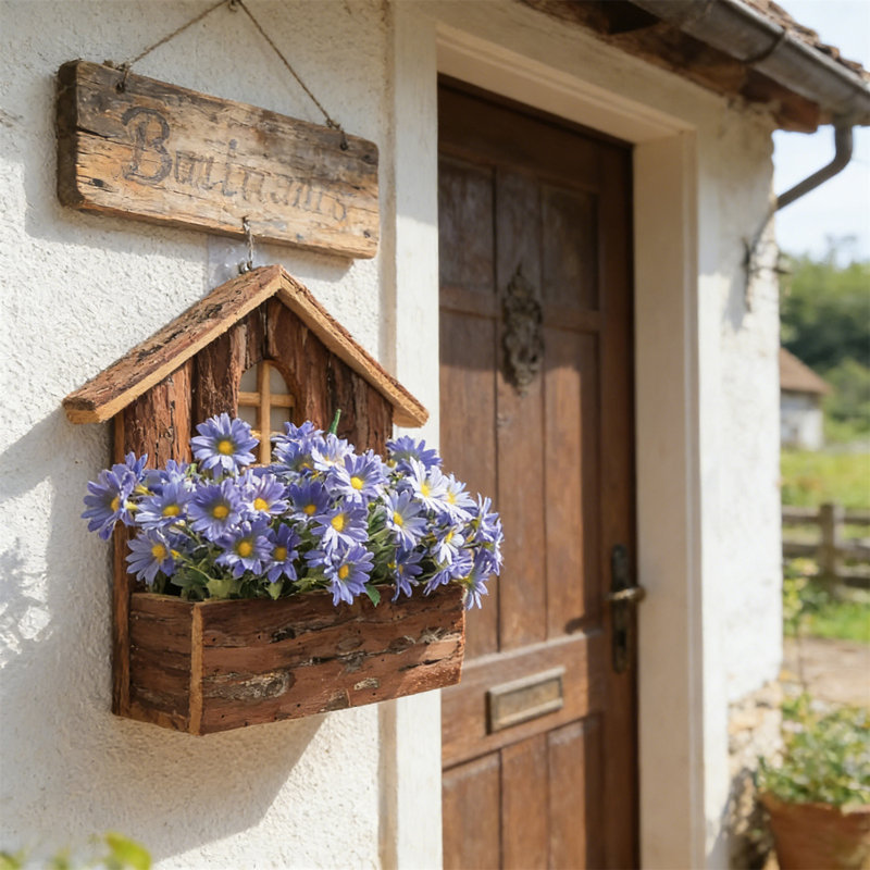 Wall-Mounted Artificial Flower