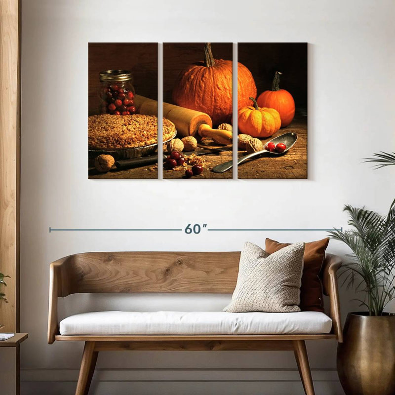 Yarlin Pumpkin Pie, 28" H x 45" W