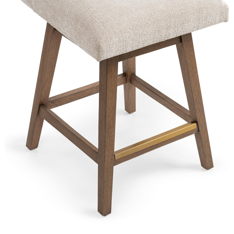 Ava Upholstered Swivel Counter Chair