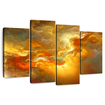 Avery Sunset Glow Abstract