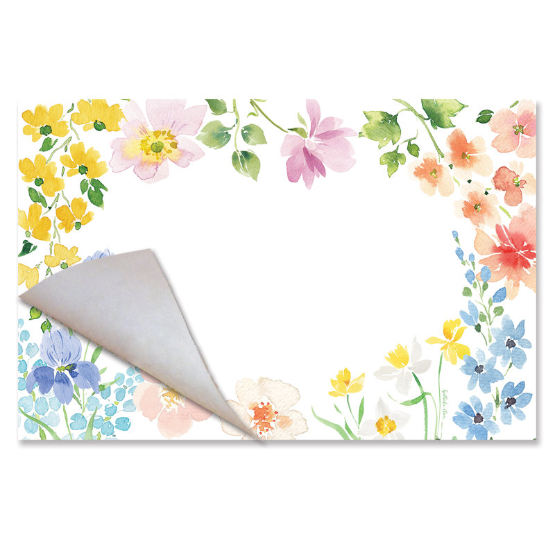 Napperons en papier 24 feuilles Watercolor Florals