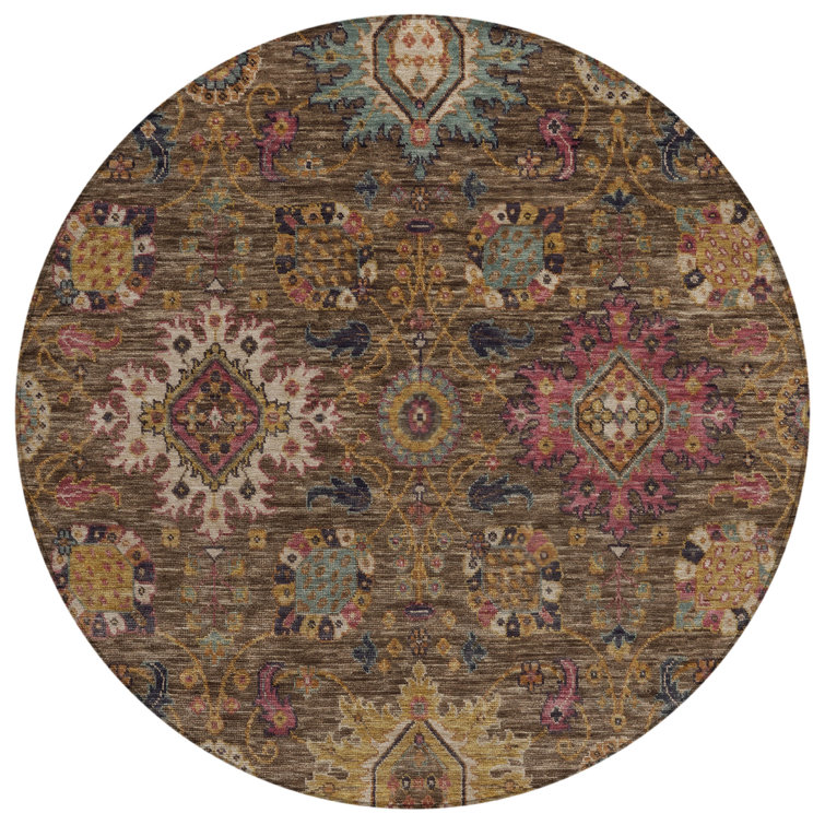 Machine Washable Indoor/Outdoor Jacinto ACN2151 Medallions Rug