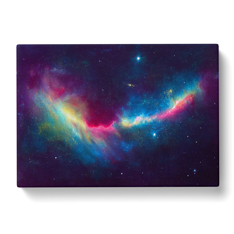 Neon Galaxy Vol.3 - Wrapped Canvas Print