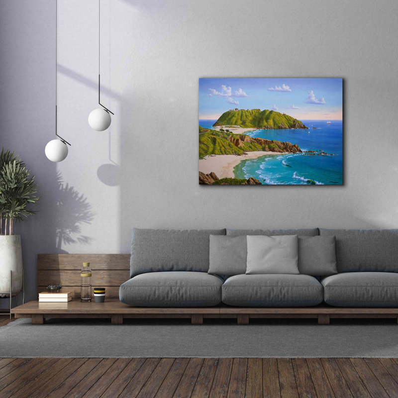 «Point Sur, CA» par Eduardo Camoes, art mural sur toile, H 40 po x l 54 po x P 1,5 po