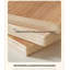 Table basse Mid-Century moderne ovale avec tiroirs en bois massif, table de rangement au fini noyer pour le salon-2022563955