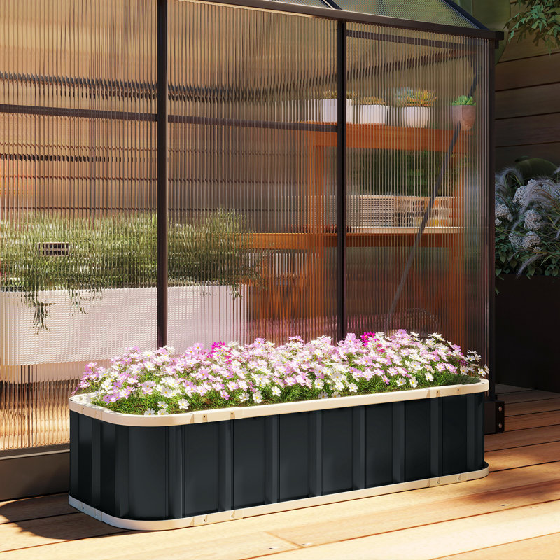 Raised Garden Bed, 31cm H x 136cm W x 52cm D