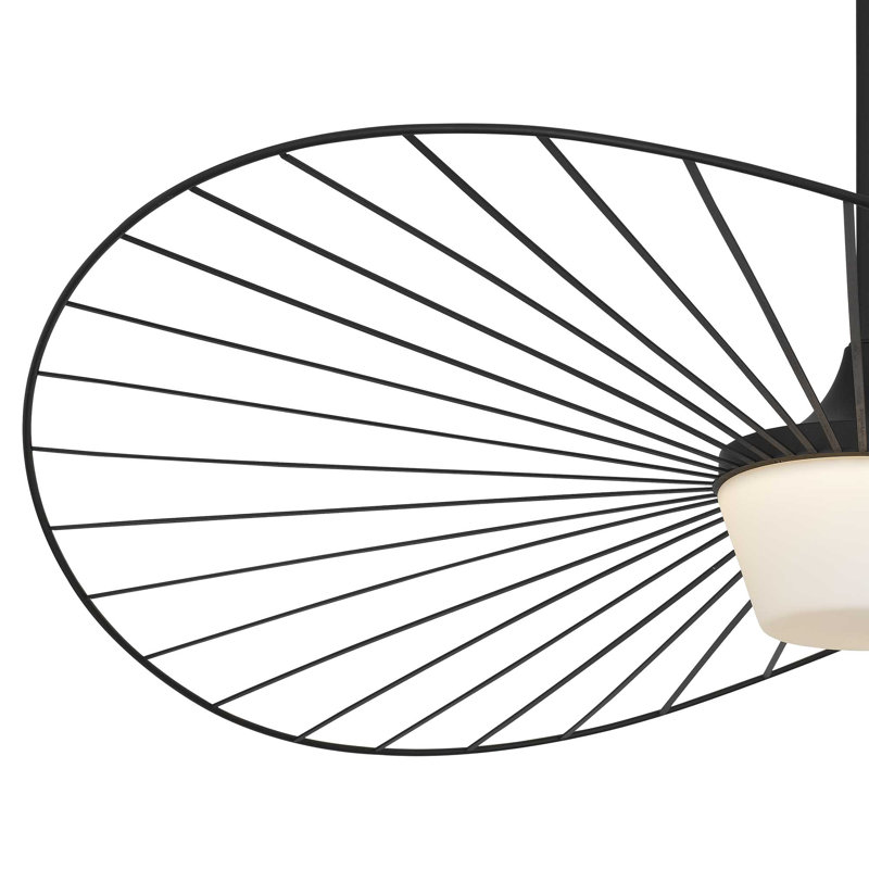 New Wave LED Pendant for Indoor/Outdoor Use, 5-CCT Selectable, Dimmable, 8" H x 44" W x 34" D