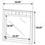 Miroir de commode Demars