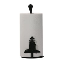 Lighthouse Metal Paper Towel Roll Holder - Choose Color