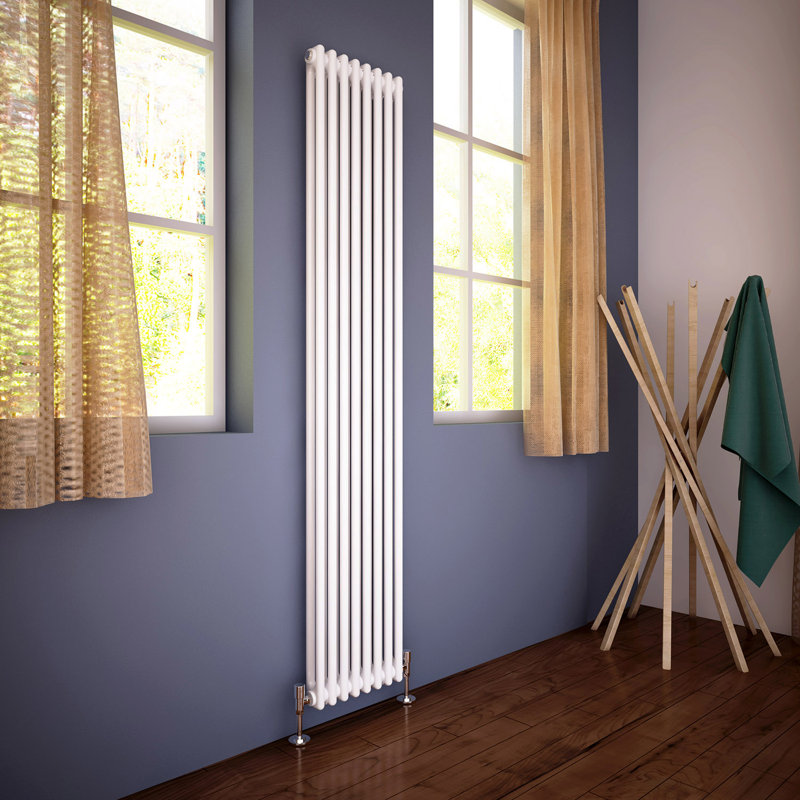 Jazlyn Vertical Traditional Colosseum Radiator, 180cm H x 37.2cm W x 7 cm D